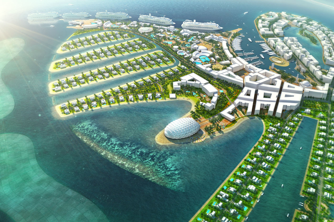 Катар 2022. Строительство Лусаил