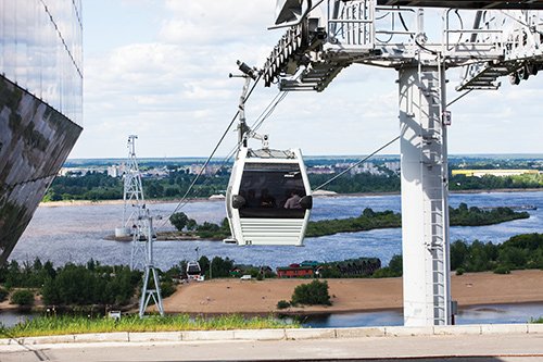 Канатное метро в Нижнем